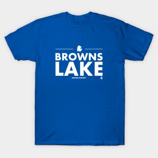 Racine County, Wisconsin - Browns Lake T-Shirt